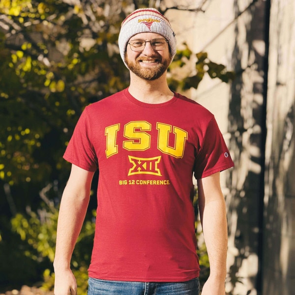 Champion ISU Big 12 Conference Cardinal Short Sleeve T-shirt